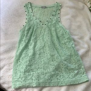 Sheer Lace Tank